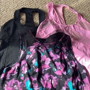 Set of 3 lululemon tanks